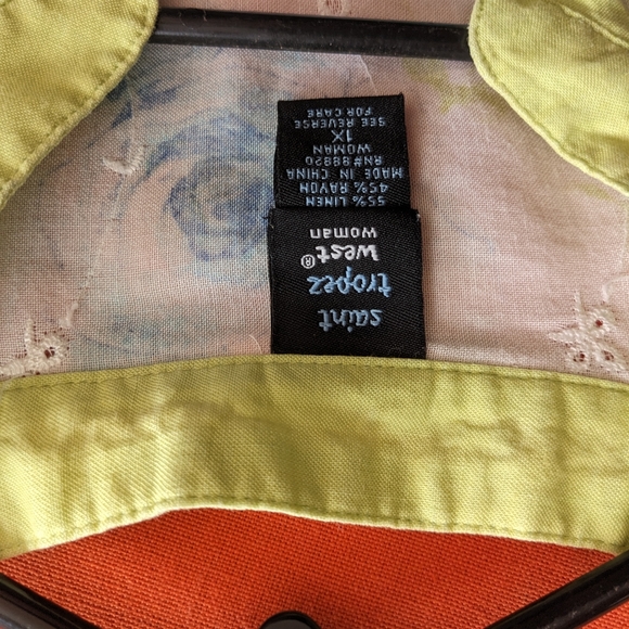 Tropical and Cool Linen Jacket/Shirt - Picture 7 of 8